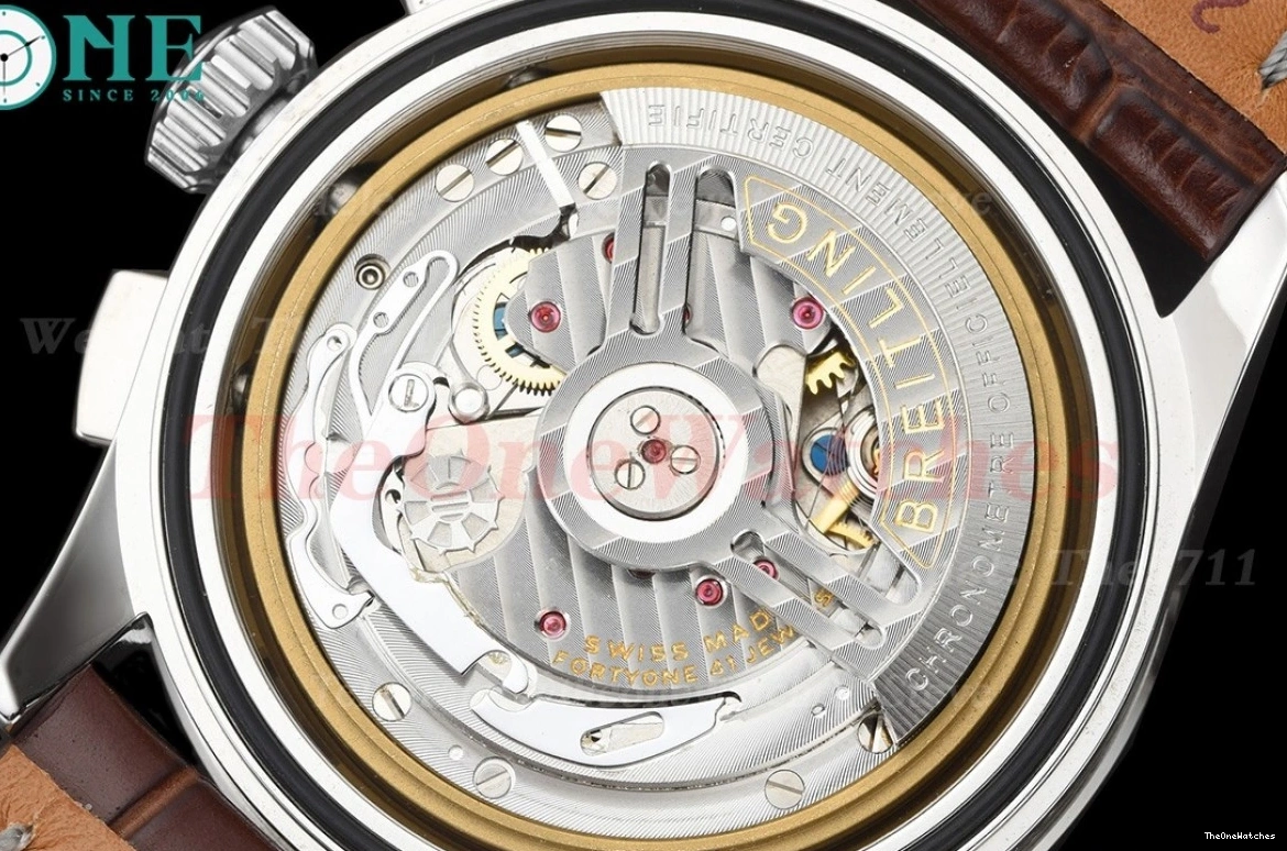 Brown Chronograph Mod B01 Premier SS LE A7750 V2 42mm Reddish Dial BLSF 0330